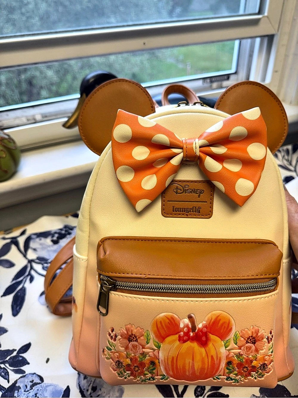 Loungefly Disney Minnie Mouse Pumpkin Ombre Mini Backpack
